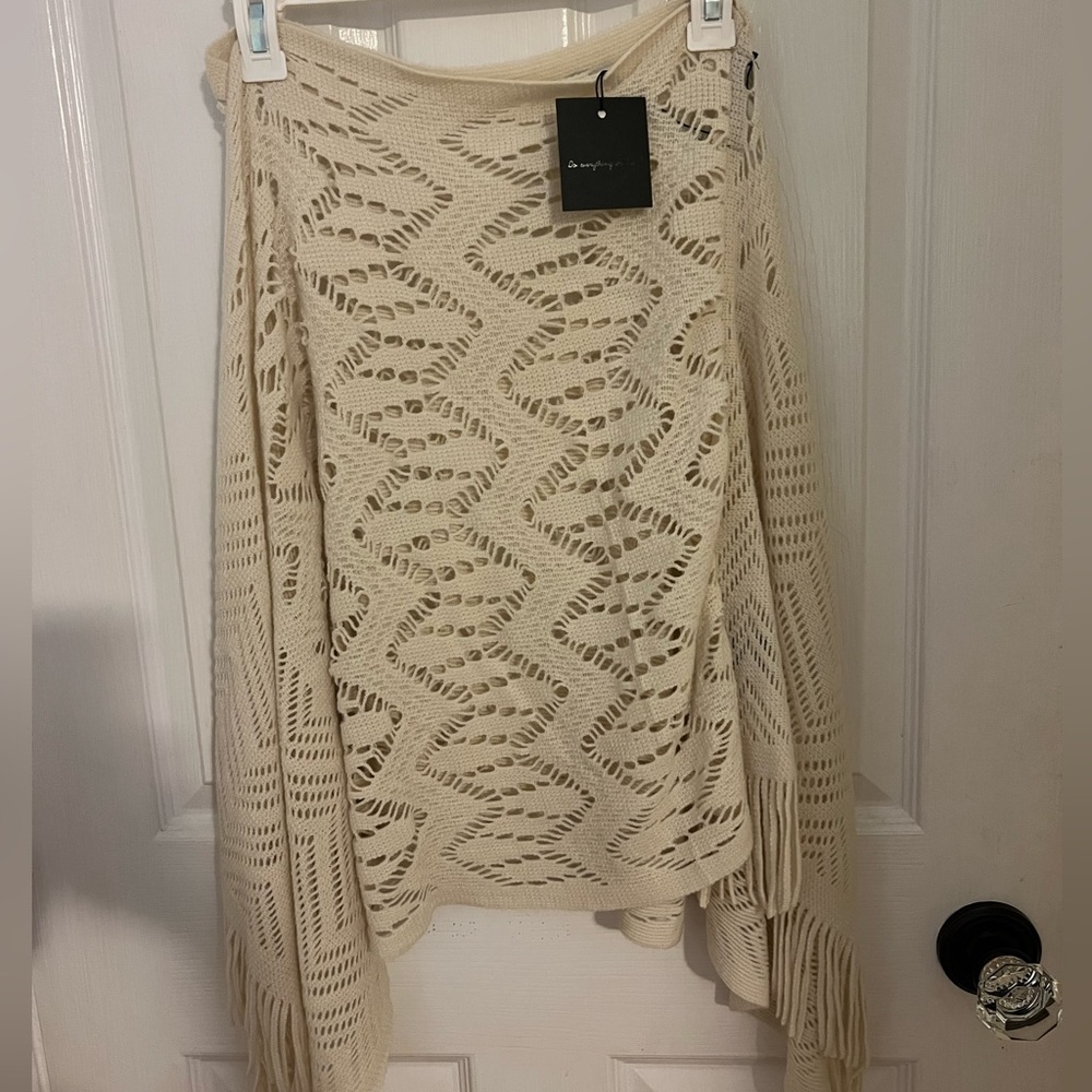 women’s sweater poncho